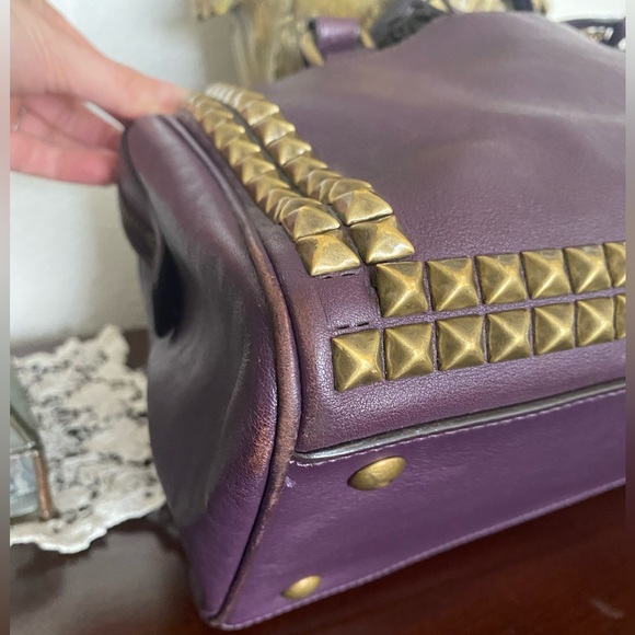 Coach Haley Studded Leather Purse - Picture 9 of 16